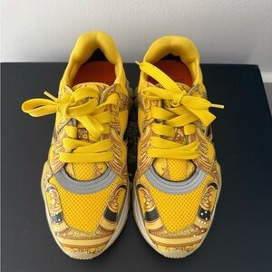 Versace chunky yellow sneakers size 38